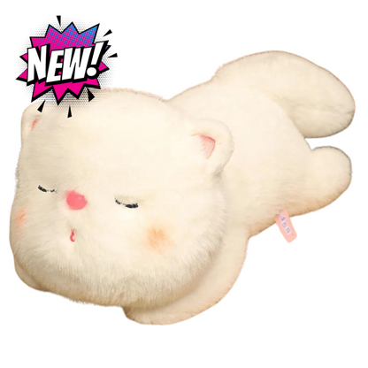 Kawaii Sleepy Kitty Plushie Stuffed Animals - Plushie Depot