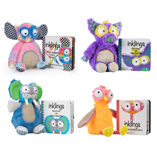 Inklings Baby Ultimate Plush Toy & Board Book Bundle - All 8 characters | Baby Shower Gift Set