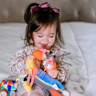 Inklings Baby Ollie the Oddball Oddbird Rocket Ship Musical Pull Toy - Sensory Baby Activity - Ages 0-12 months