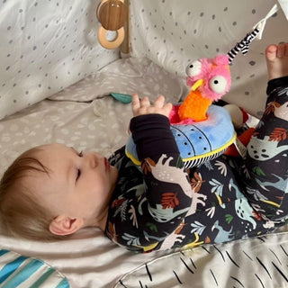 Inklings Baby Ollie the Oddball Oddbird Rocket Ship Musical Pull Toy - Sensory Baby Activity - Ages 0-12 months