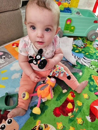 Jaffy the Fringe Footed Giraffe Hand Rattle Jingle Jangle Activity Toy