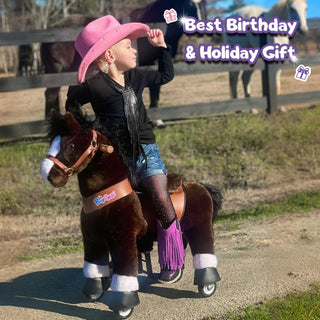 Model U® Horse Ride-On Toy Age 3–4 – Chocolate