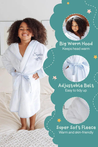 Kids Plush Robe – Ultra Soft, Safe & Cozy for Toddlers & Kids