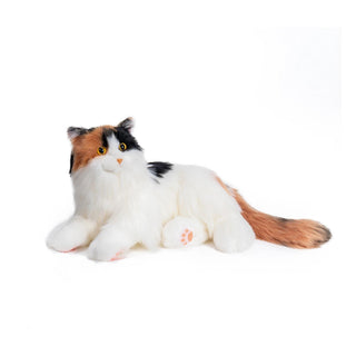 Percy Interactive Robot Cat Companion for Seniors Breathing Calico Percy 2.0