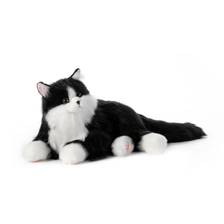 Percy Robot Cat – Voice,Purring & Heartbeat for Comfort Tuxedo Cat