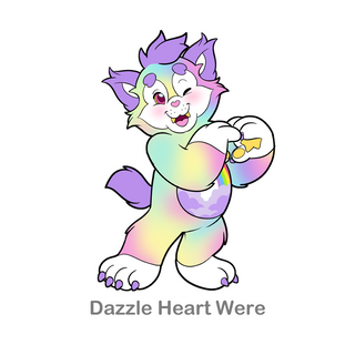 Large Enamel Pins Dazzle Heart Were
