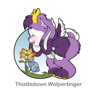 Large Enamel Pins Thistledown Wolpertinger