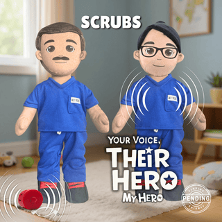 My Hero™ Medical Hero Scrubs | Custom Recordable Plush