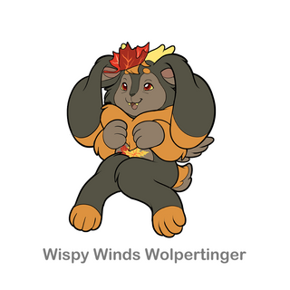 Medium Enamel Pins Wispy Winds Wolpertinger