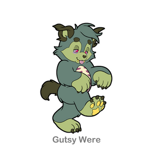 Medium Enamel Pins Gutsy Were