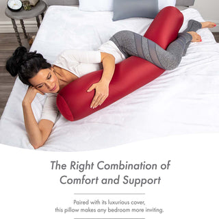 Microbead Body Pillow for Maternity Pregnant Women - 48" X 8"