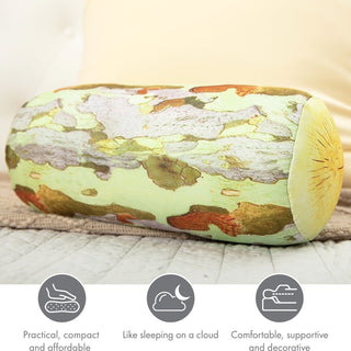 Microbead Bolster Neck Roll Pillow - Silky Feel