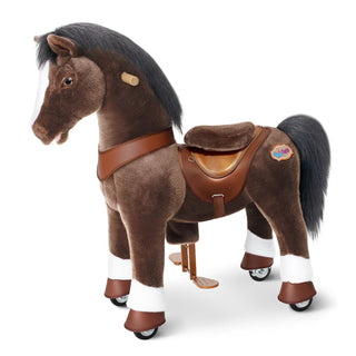 Model Y® Horse Ride-On Toy Age 4–7 – Chocolate Brown