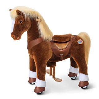 Model Y® Brown Horse Rideable Toy for Age 4-7