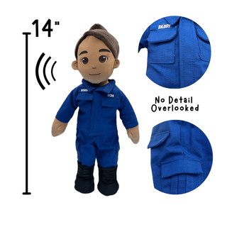 My Hero™ Coast Guard Daddy Doll | Recordable