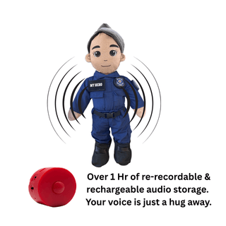 Firefighter Plush Doll, Custom Recordable Comfort Doll