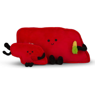 Nebraska Bag Charm Mini Plush – 4-Inch Travel Accessory | Stuffed States USA