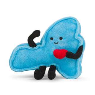 New York Stuffed State Magnet – Plush Empire State Magnet Blue