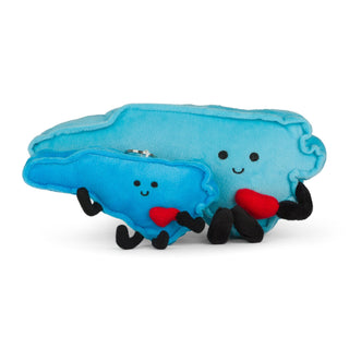 North Carolina Stuffed State Magnet – Plush Tar Heel State Magnet