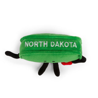 North Dakota Bag Charm (4") – Prairie Green Plush | Stuffed States USA