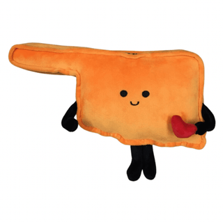 Oklahoma Stuffed State Plush – Sooners & OSU Team Colors, Soft & Cuddly Gift OSU Cowboys