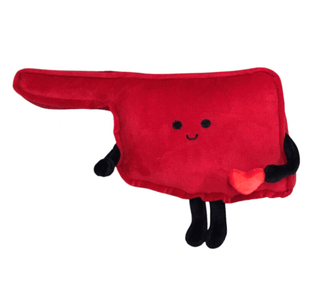 Oklahoma Stuffed State Plush – Sooners & OSU Team Colors, Soft & Cuddly Gift Sooners Crimson