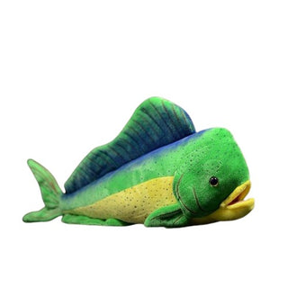 17" Dolphin Fish Plush Toy, Lifelike, Realistic Fish Plush Toys Stuffed Animal Dolls Default Title Plushie Depot