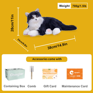 Percy Robot Cat - Interactive Emotional Support Pet Weighted