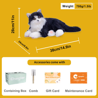 Percy Robot Cat – Interactive Weighted Comfort Toy