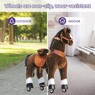 PonyCycle® Large Ride On Horse - Chocolate