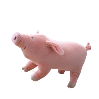 Cute Realistic Curly Tailed Pig Plushie Plushie Depot