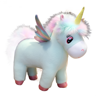 Fantastic Glow Rainbow Wings Unicorn Plush Toy Plushie Depot