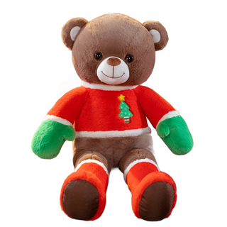 Christmas Gifts Plush Bear With Clothes Plushie Depot