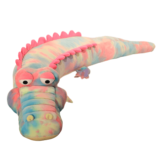 Jumbo Rainbow Crocodile Plush Toys | Plushie Depot