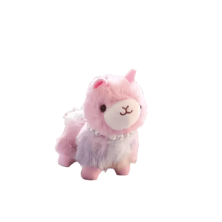 Kawaii Colorful Alpaca Plush Keychain | Plushie Depot