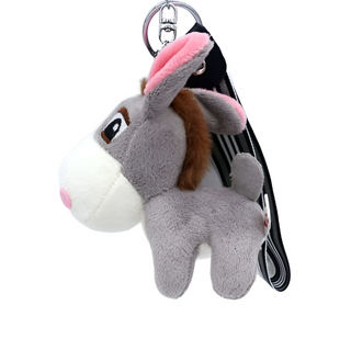 Cute Donkey Plush Keychain Plushie Depot