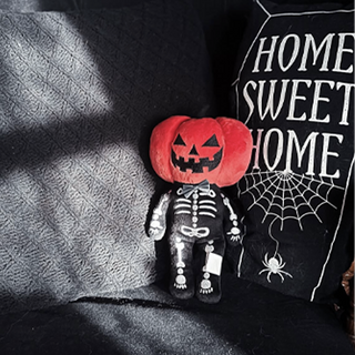 Pumpkin Head Skeleton 12" Plush