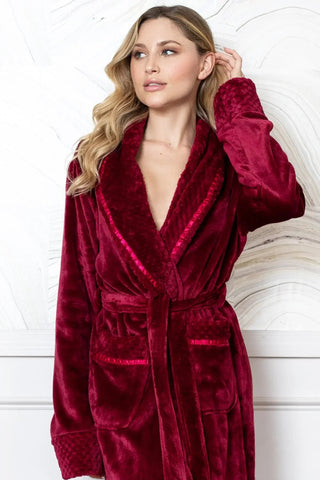 Peignoir en polaire ultra doux pour femme