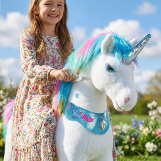 Model Y® Unicorn Ride-On Toy Age 4–7 – Rainbow