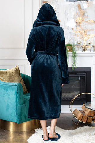 Women's Hooded Plush Robes Plushie Depot