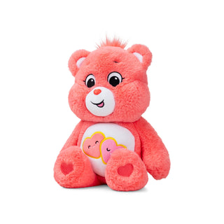 Care Bears - Medium Plush Magenta - Love-a-Lot Bear Plushie Depot