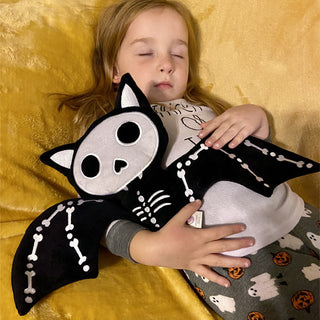 Skeleton Bat 9" Plush