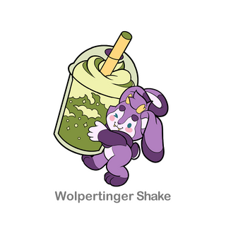 Small Enamel Pins Wolpertinger Shake