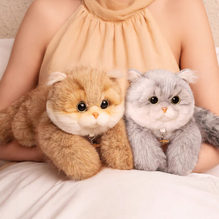 Silver British Shorthair Cat Plush