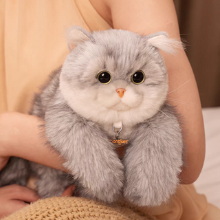 Silver British Shorthair Cat Plush Mini Size