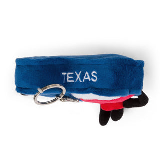 Texas State Flag Stuffed State Keychain – Plush Bag Charm