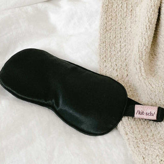 The Lavender Weighted Satin Eye Mask - Plushie Depot