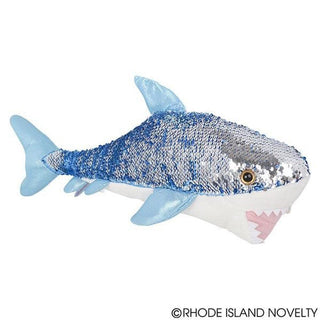 18" Great White Sequin Shark | Plushie Depot