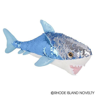 18" Great White Sequin Shark | Plushie Depot