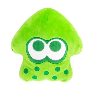 Club Mocchi Mocchi - Splatoon 2 Mega Neon Green Squid Plush Stuffed Toy - Plushie Depot